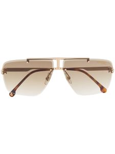 Carrera lunettes de soleil à monture aviateur - Or