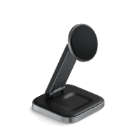 Satechi 2-in-1 Foldable Qi2 wireless charging stand