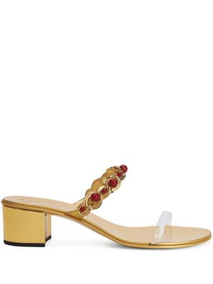 Giuseppe Zanotti sandales Marguerithe 40 mm - Or