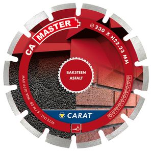 Carat DIAMANTZAAG BAKSTEEN Ø140x22,23MM, CA MASTER - CAM1403000 - CAM1403000