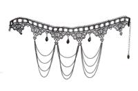 Choker kant zwart Choker kant zwart