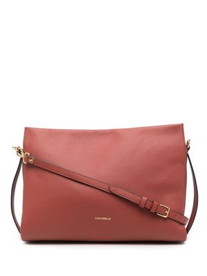 Coccinelle sac à main Boheme en cuir grainé - Rouge