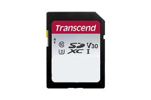 Transcend SDHC 300S 256GB flashgeheugen SDXC NAND Klasse 10