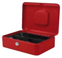 Geldkist pavo 250x180x90mm rood