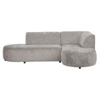 Hoekbank Luna rechts - stof Cremona - beige - Leen Bakker