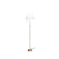 Luceplan Costanza Vloerlamp - Messing - Wit - thumbnail