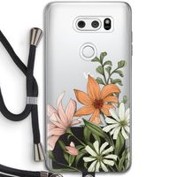 Floral bouquet: LG V30 Transparant Hoesje met koord