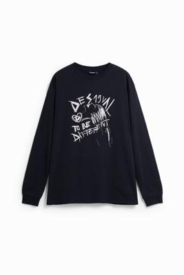 Lange mouwen T-shirt "To be Different" - BLACK - L