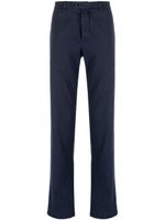 Kiton pantalon chino à taille mi-haute - Bleu - thumbnail