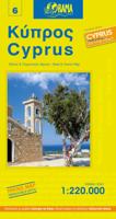 Wegenkaart - landkaart 6 Cyprus yellow map | Orama