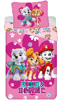 Paw Patrol dekbedovertrek Kind & heroic 140 x 200 cm - 70 x 90 cm - katoen