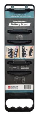 Stealthmounts Batterijbord voor Makita LXT met Handgreep | Zwart - BD-MK18-H-1