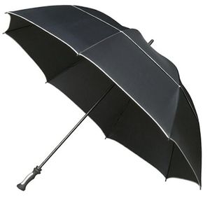 Stormparaplu XXL Ø 140 cm (Zwart)