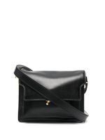 Marni mini sac à bandoulière Trunk en cuir - Noir