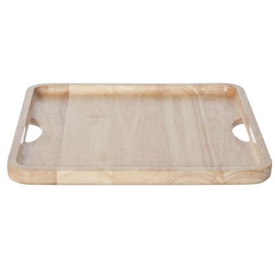 Kaarsenbord/kaarsenplateau hout vierkant L29 x B29 x H2 cm