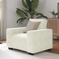 Sofastoel Crme 60 cm Fluweel