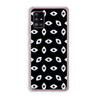 Eyes pattern: Samsung Galaxy A51 5G Transparant Hoesje Eyes pattern: Samsung Galaxy A51 5G Transparant Hoesje