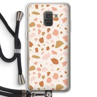 Terrazzo N°18: Samsung Galaxy A8 (2018) Transparant Hoesje met koord