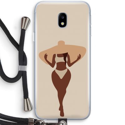 Let's get salty: Samsung Galaxy J3 (2017) Transparant Hoesje met koord