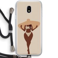 Let's get salty: Samsung Galaxy J3 (2017) Transparant Hoesje met koord