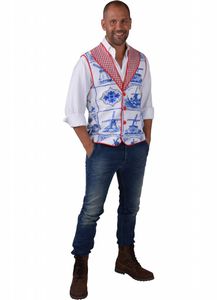 Hollandse Gilet delftsblauw