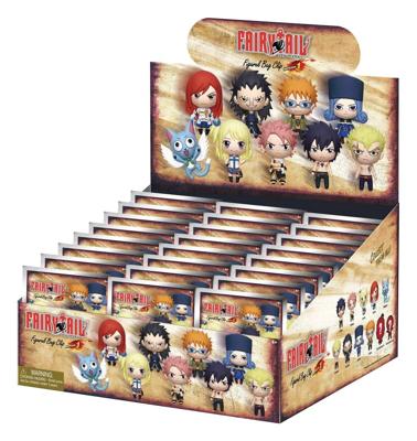 Fairy Tail 3D Foam Bag Clips Serie 1 Display (24)