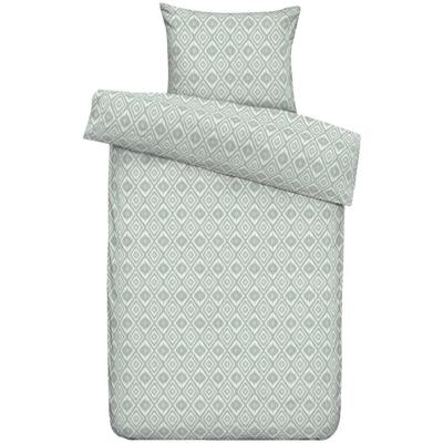 2e Halve Prijs Leen Bakker - Dekbedovertrek Bella - 140x220 Cm - Polyester/Katoen - Groen