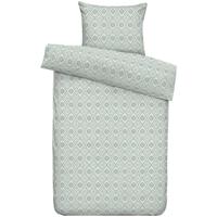 2e Halve Prijs Leen Bakker - Dekbedovertrek Bella - 140x220 Cm - Polyester/Katoen - Groen