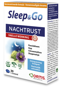 Ortis Sleep & Go Nachtrust Snelle Werking Tabletten