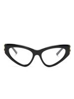 Balenciaga Eyewear lunettes de vue à monture papillon - Noir