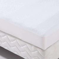 Bescherming beddengoed waterdichte hoes Transalese 100% katoenen spons 80x190 cm wit