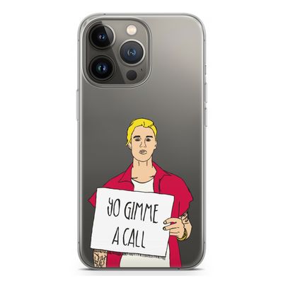 Gimme a call: iPhone 13 Pro Transparant Hoesje