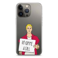 Gimme a call: iPhone 13 Pro Transparant Hoesje