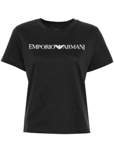 Emporio Armani t-shirt à logo imprimé - Bleu