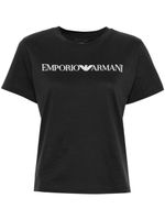 Emporio Armani t-shirt à logo imprimé - Bleu