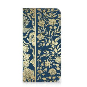 iPhone 15 Smart Cover Beige Flowers