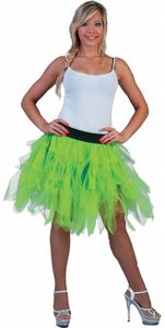 Petticoat groen fluor