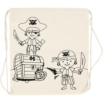 Creativ Company - - gymtas piraten 37x40 cm