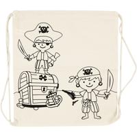 Creativ Company - - gymtas piraten 37x40 cm