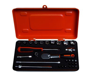 Bahco dopsleutelset 1/4" met bits | 6729MHP