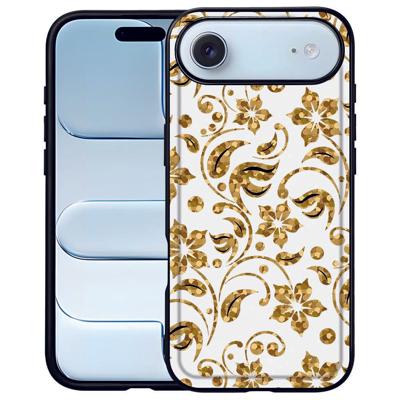 Gouden Bloemen Backcover Hoesje Apple iPhone Air