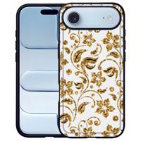 Gouden Bloemen Backcover Hoesje Apple iPhone Air
