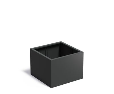 Aluminium plantenbak CARREZ zonder bodem 80x80x60cm.