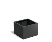 Aluminium plantenbak CARREZ zonder bodem 80x80x60cm.