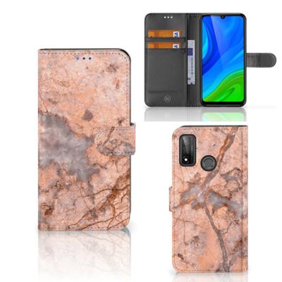 Huawei P Smart 2020 | Bookcase | Marmer Oranje