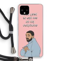 Hotline bling: Pixel 4 Transparant Hoesje met koord