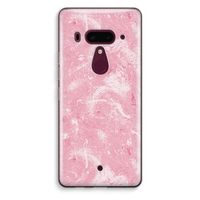 Abstract Painting Pink: HTC U12+ Transparant Hoesje