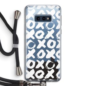 XOXO: Samsung Galaxy S10e Transparant Hoesje met koord