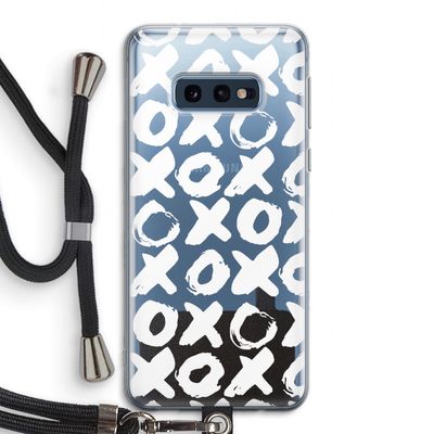 XOXO: Samsung Galaxy S10e Transparant Hoesje met koord