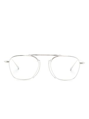Matsuda lunettes de vue à monture pilote - Argent